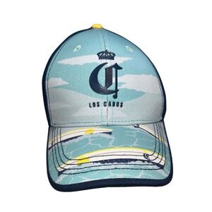 Corona Los Cabos Unisex Blue and Yellow Adjustable Beach Hat Ball-cap